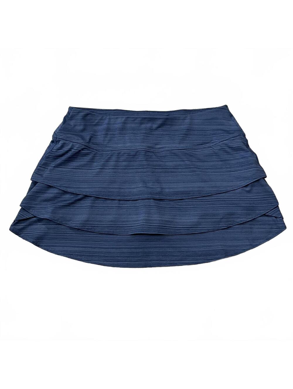 Athleta Blue Stripe Swagger Skort Size Small